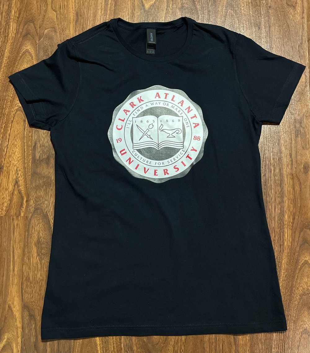 Clark Atlanta University Crest Ladies Slim Fit Tee