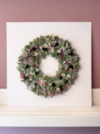 Image 1 of Embroidered Lace Wreath