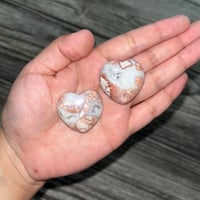 Image 1 of Pink Agate Heart