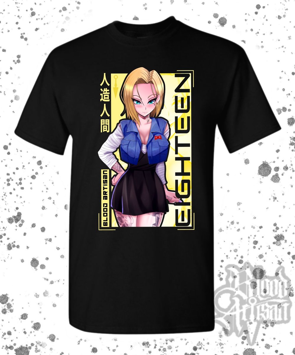 Android 18 Waifu Shirt | Blood Artisan