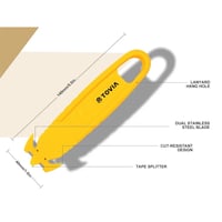 Image 3 of Recessed Blade | Box Cutters [5 Pack]