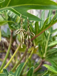 Image 3 of Just a Girl Bow Earrings