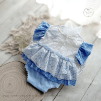 Image 3 of Photoshoot body-dress - Nella - size 12-18 months blue
