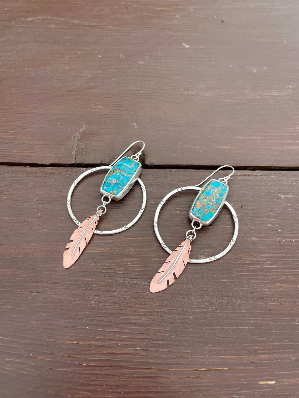 Image of Heritage Feather Earrings 
