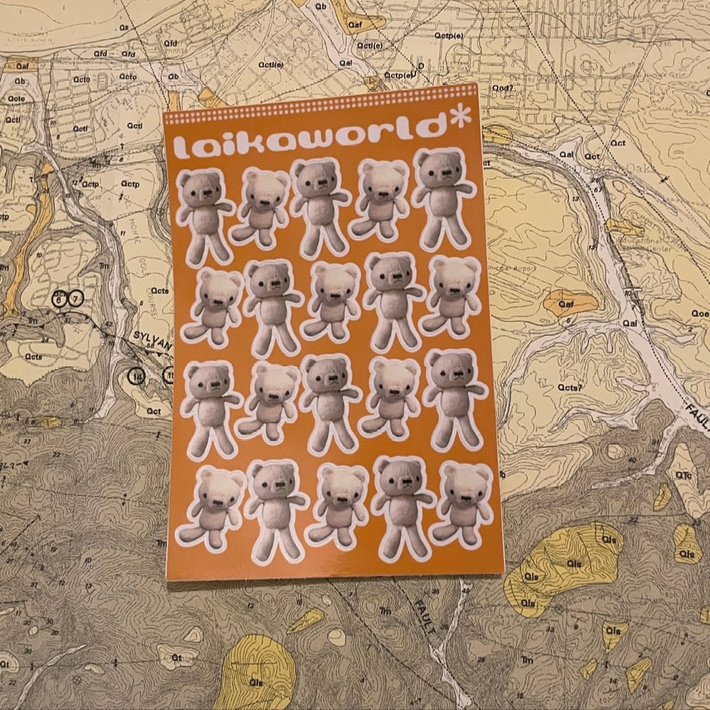 laikaworld: bearbear everywhere stickers