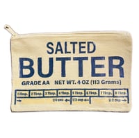 Image 1 of Stick Of Butter Canvas Pouch 