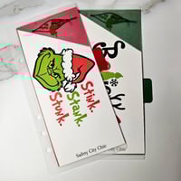 Image 6 of Grinchmas Peekaboo-tab-Envelopes A6