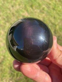 Image 3 of Rainbow Obsidian Sphere #1960