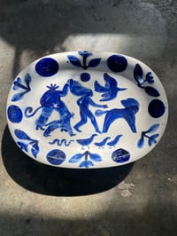 To the forest we go - 29cm oval platter