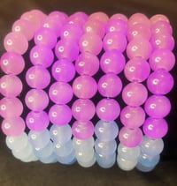 Image 5 of 2 toned glass beaded bracelets
