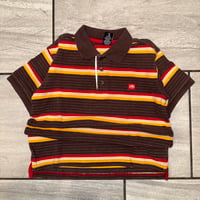 Image 1 of Y2K Ecko Brown Stripped Polo