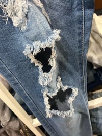 Image 2 of Fashion Nova distressed jeans 