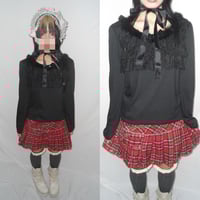Image 2 of Axes Femme fur trim top