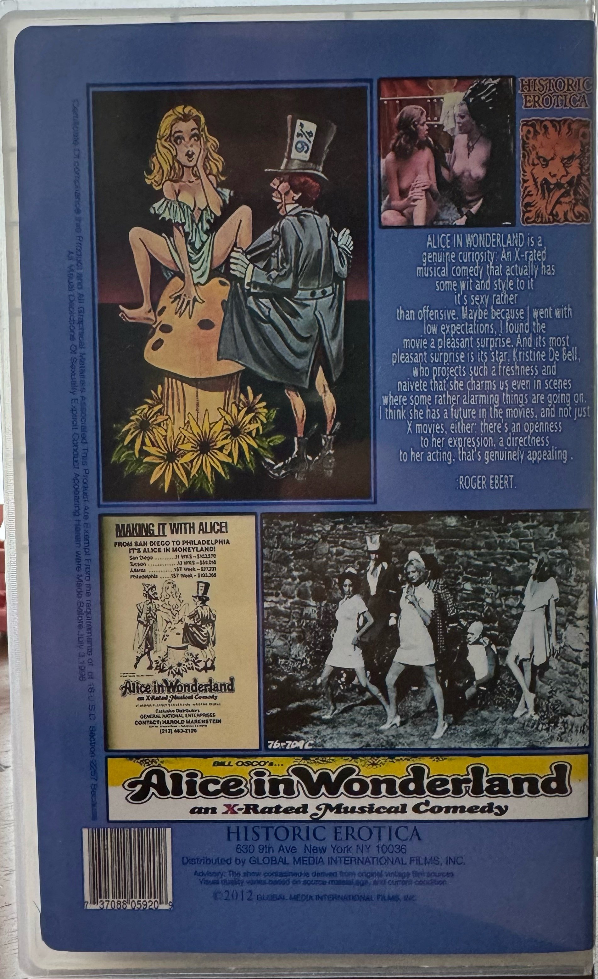 Alice In Wonderland Vintage Porn - 18+ Bill Osco's Alice in Wonderland an X-Rated Musical Comedy | MothLightVHS