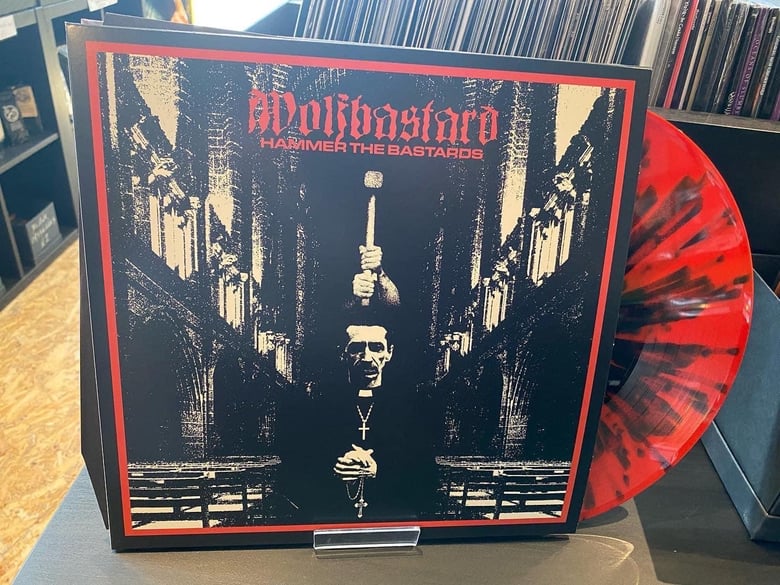 Image of Wolfbastard hammer the bastards splatter vinyl