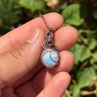 Image 2 of Mini Moonstone Moon 🌙🤍