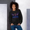 BOSSFITTED Neon Pink and Blue Logo Unisex Sweatshirt