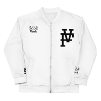 Image 1 of PHRZK White Bomber Jacket