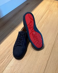 Image 2 of Blue Louboutin Shoes 