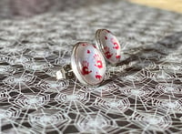 Image 2 of Bloody Handprint Studs