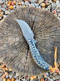 Image 2 of 512 layer ladder Damascus knife 