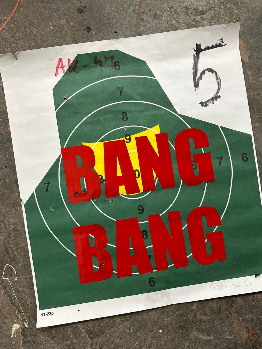 Image of Shooting Range Target Bang Bang AK 47