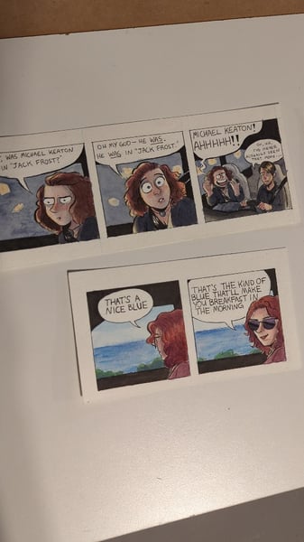 Image of Athena Naylor - Original Comic Art strips