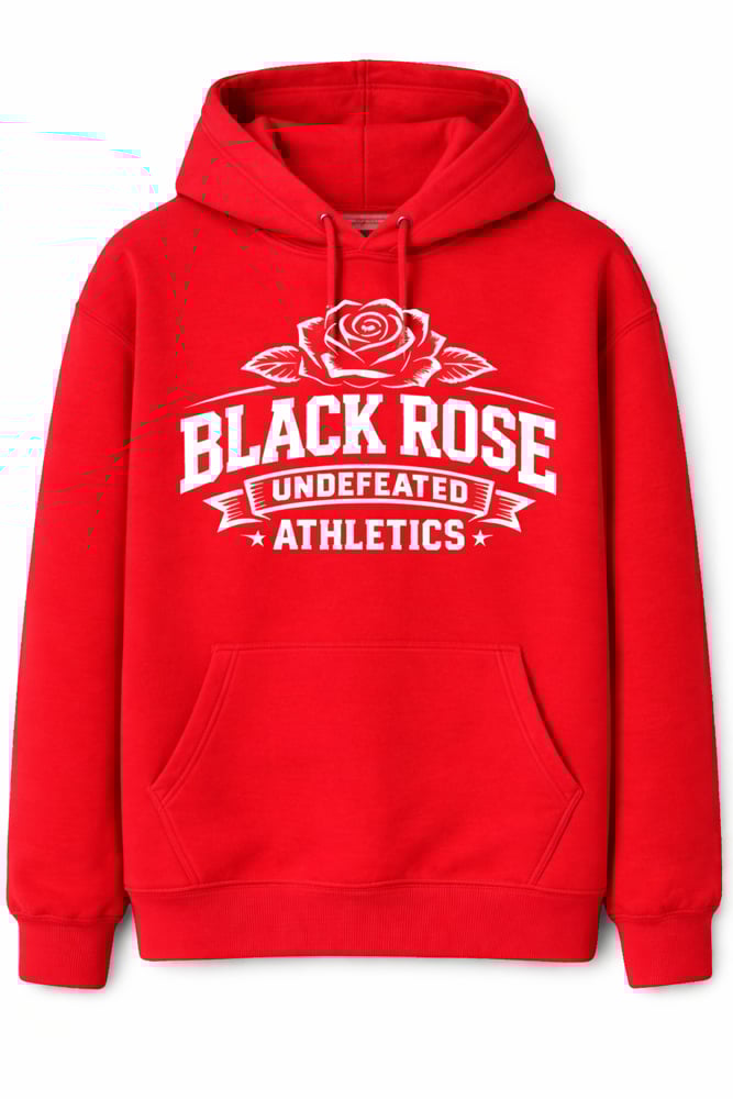 Image of Black rose athletics hoodie (basic logo)