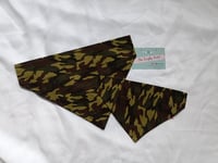 Image 1 of Camouflage Dog Bandana
