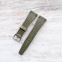 Image 1 of 22mm Italian Cowhide - Forest Green