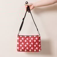 Image 1 of daisy dots red Crossbody bag