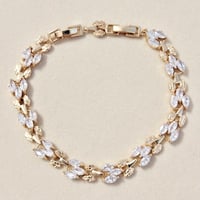 White Stone Bracelet