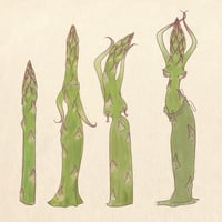 “Asparaguests” archival print