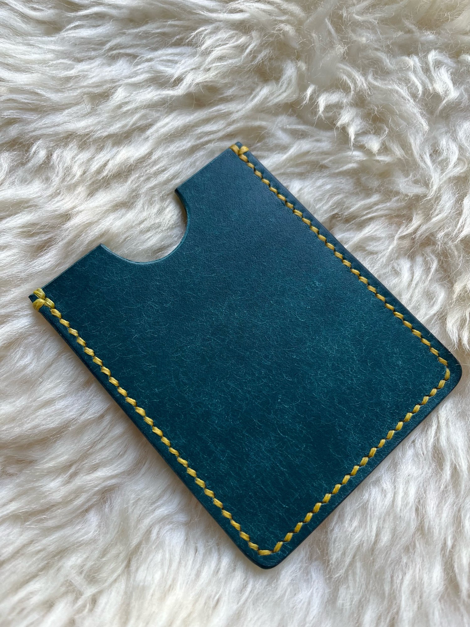 Image of Ortensia Pueblo Cardholder (Bright Yellow)