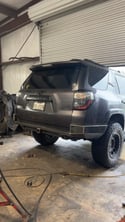 Crossmember delete 2010-2023 4Runner rear plate bumper