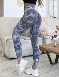 Image 1 of Charcoal Swirl Leggings