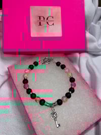 Image 3 of Keys To My Heart Charm Necklace & Charm Bracelet 