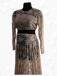 Image 2 of Photoshooting cocoa dress Virginia | set: skirt and top | size M