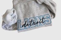 Embroidery Detroit Crewneck sweatshirt 