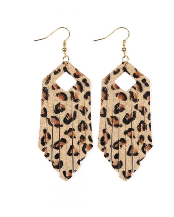 Image of “Leopard Diva Earrings”