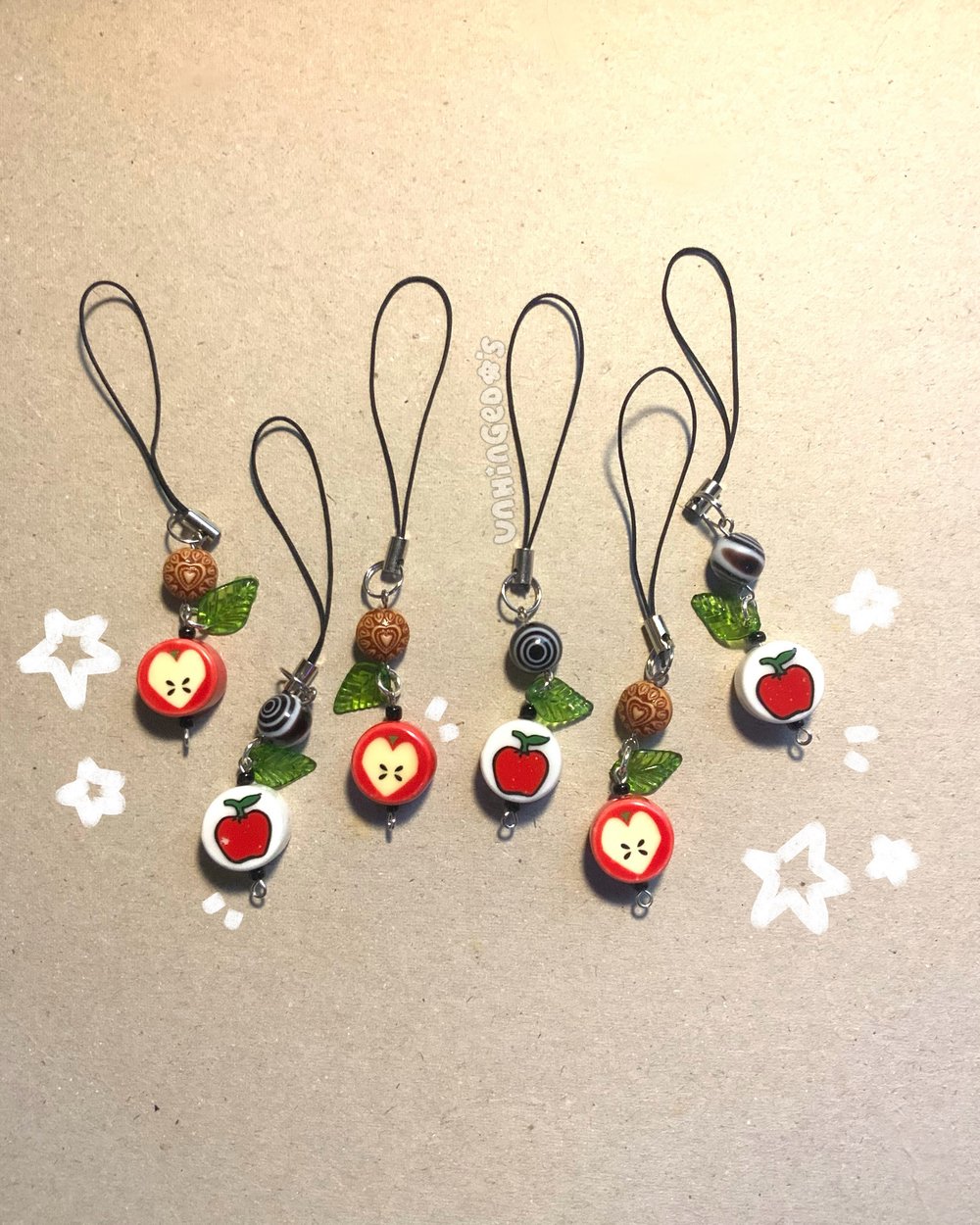 Image of Apple charms ⋆˚𖦹°‧