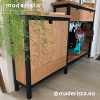 Image 1 of Mueble de entrada de roble