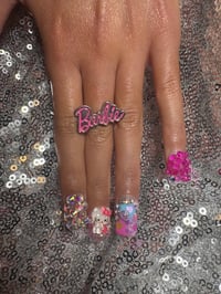 Image 2 of  Aubrey back to school super cute 3D gel press on nails