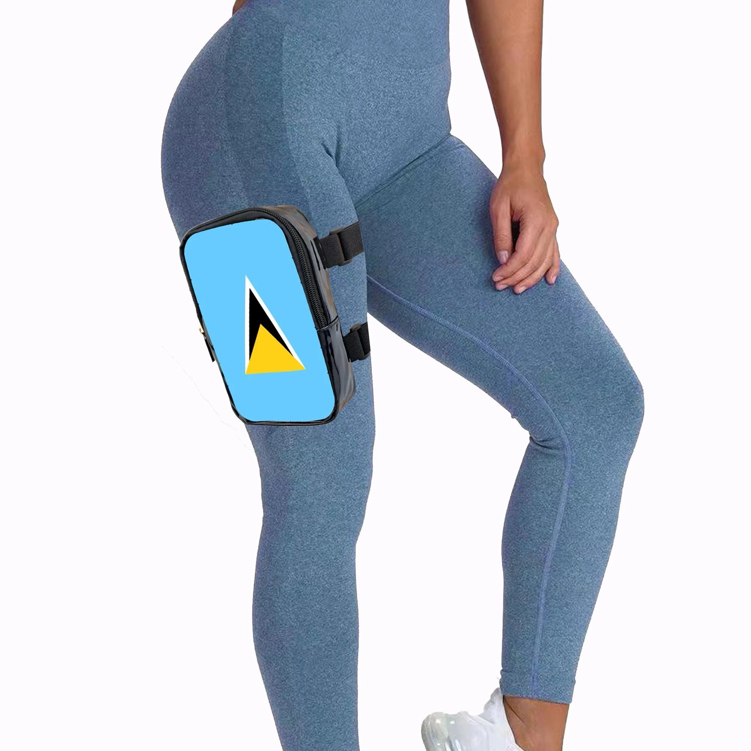 Image of Rep your Island Handsfree Leg, Thigh, Waist, Chest Pouch (carnival or jourvert)