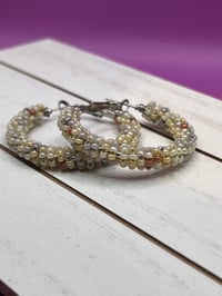 Image 2 of Multi Cream Hoops