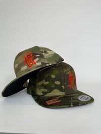 Image 1 of LTS Camo Logo SnapBacks