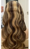 28in Highlighted Bodywave Frontal Wig 