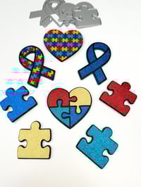 Autism Pendants Metal Diecuts 