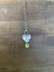 Image of Figbuttercup Leaf Large Peridot Pendant/Necklace (Chain Included)