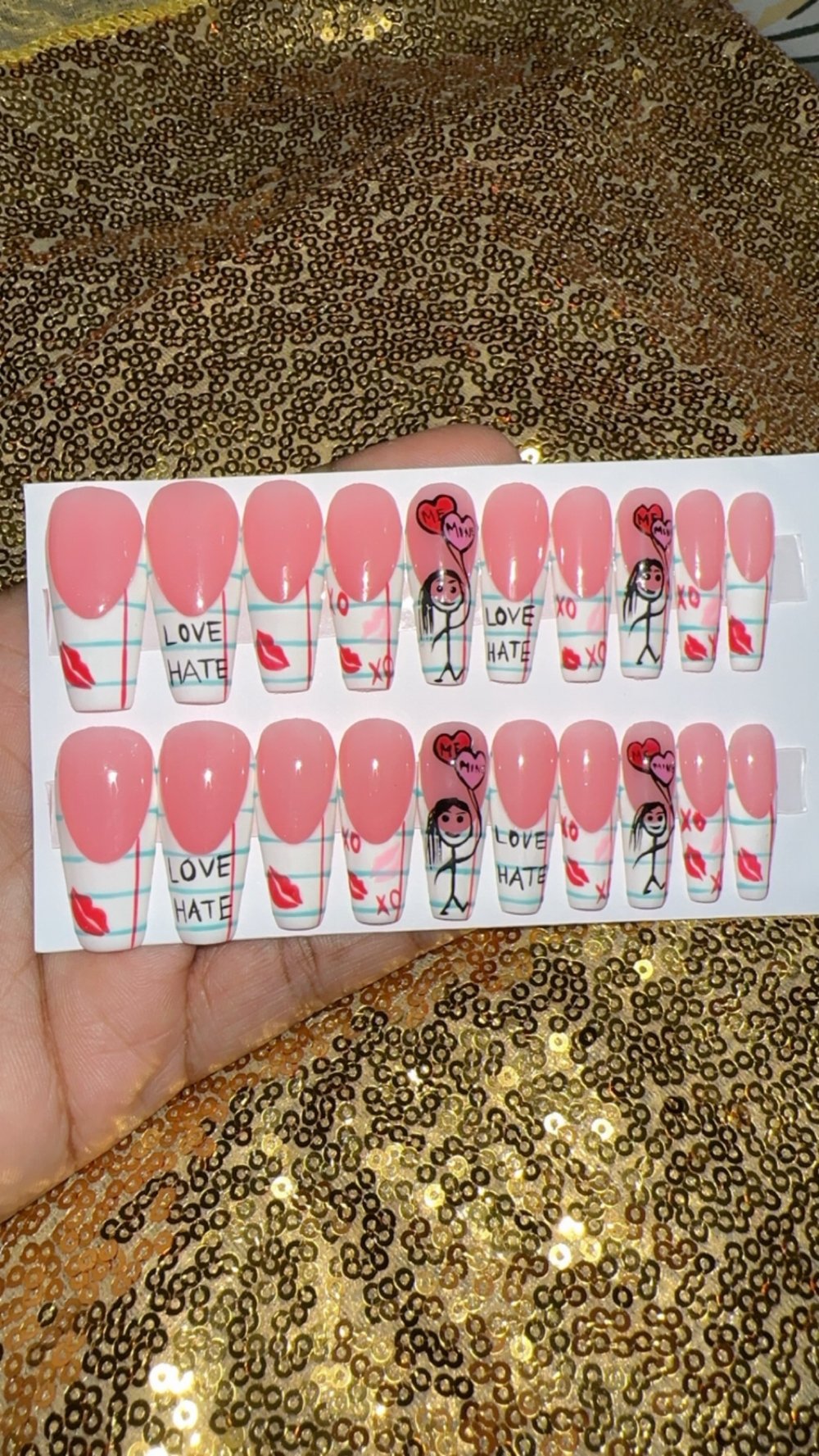 Image of Pick a 20 piece nail set from options 1-14